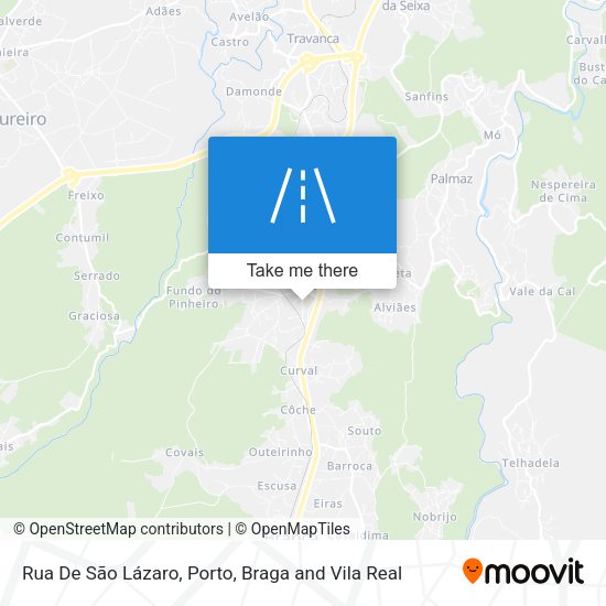 Rua De São Lázaro map