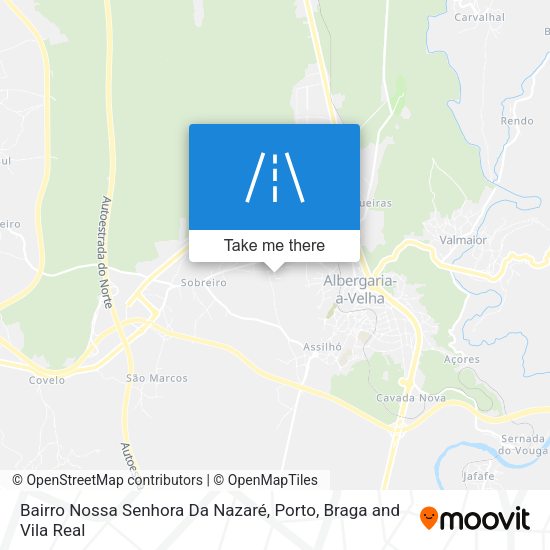 Bairro Nossa Senhora Da Nazaré mapa