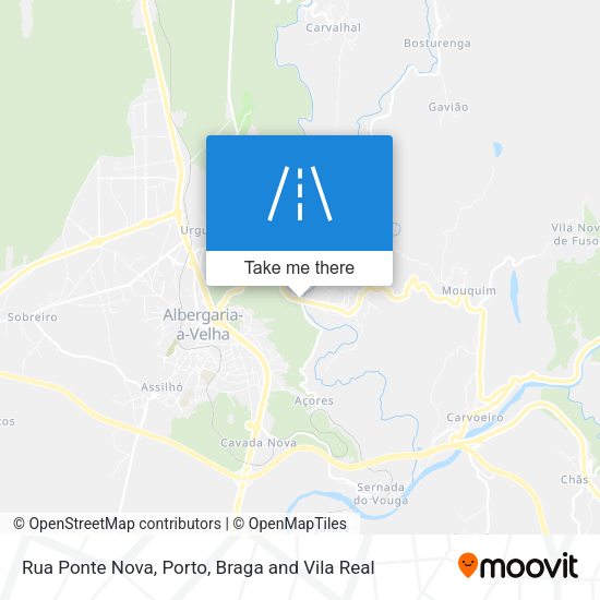 Rua Ponte Nova mapa
