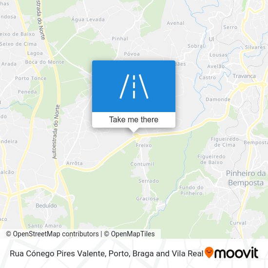 Rua Cónego Pires Valente map