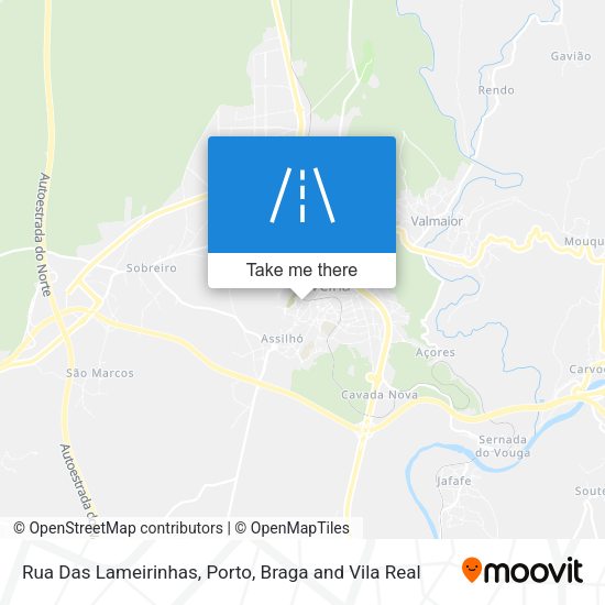 Rua Das Lameirinhas mapa