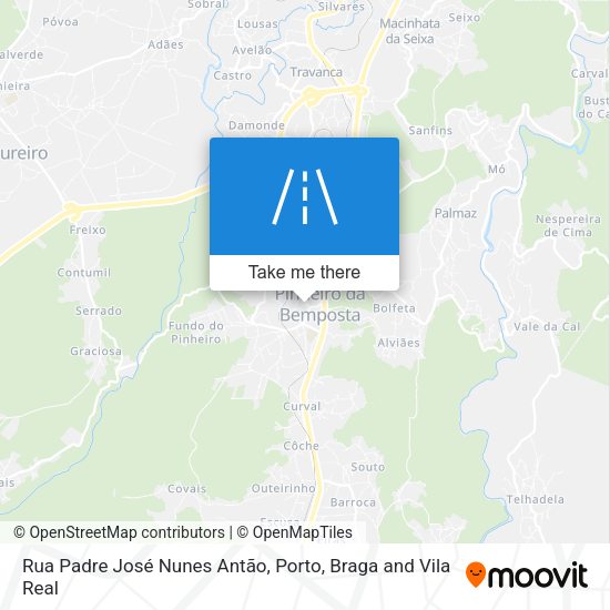 Rua Padre José Nunes Antão map