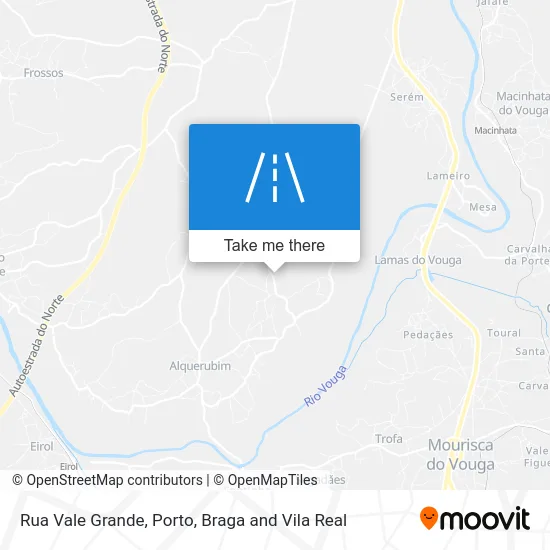 Rua Vale Grande map