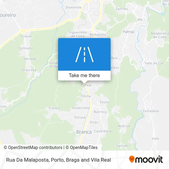 Rua Da Malaposta map