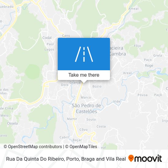 Rua Da Quinta Do Ribeiro map