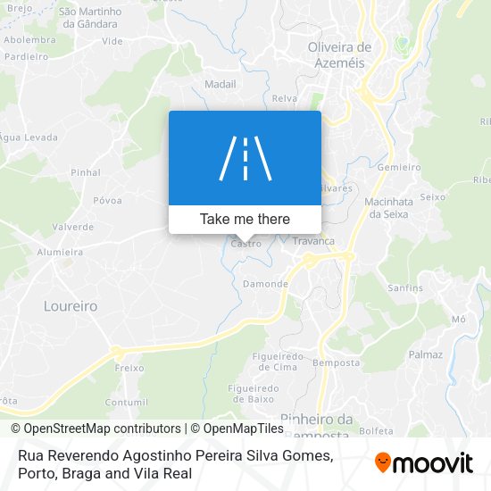 Rua Reverendo Agostinho Pereira Silva Gomes map