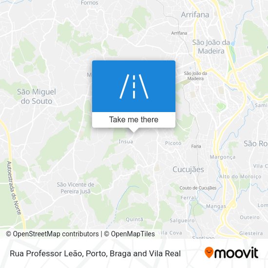 Rua Professor Leão map