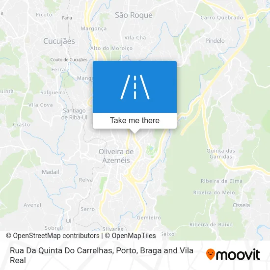 Rua Da Quinta Do Carrelhas map