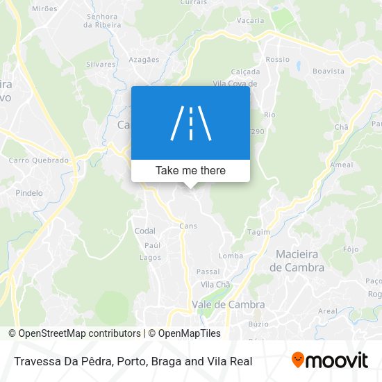 Travessa Da Pêdra mapa