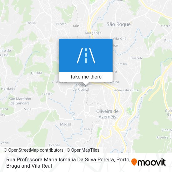 Rua Professora Maria Ismália Da Silva Pereira mapa