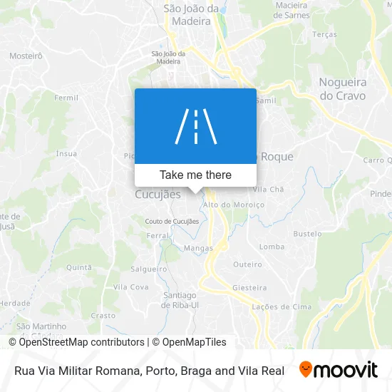 Rua Via Militar Romana map