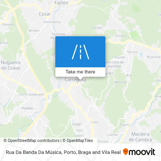 Rua Da Banda Da Música map