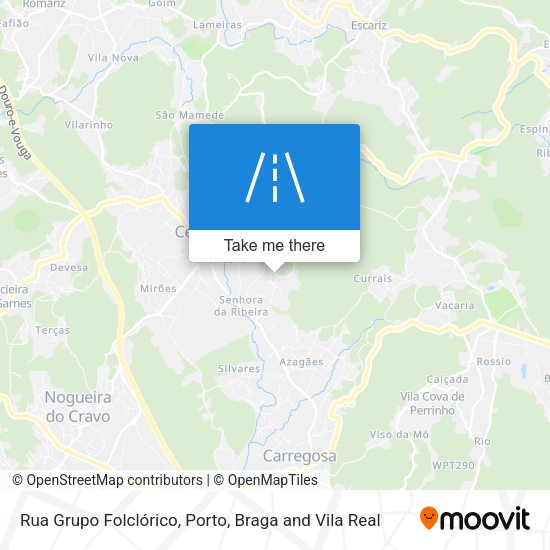 Rua Grupo Folclórico map