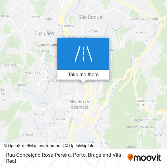 Rua Conceição Rosa Pereira mapa