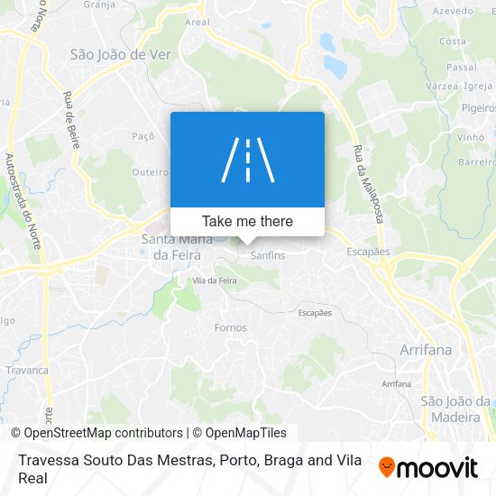 Travessa Souto Das Mestras mapa