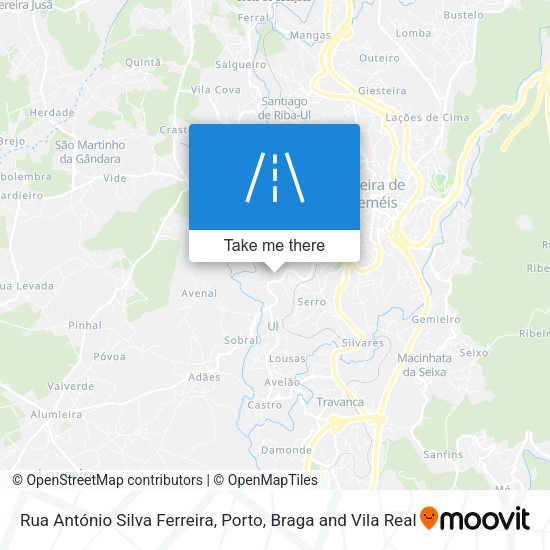 Rua António Silva Ferreira map