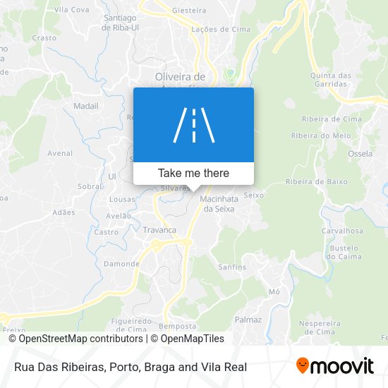 Rua Das Ribeiras mapa