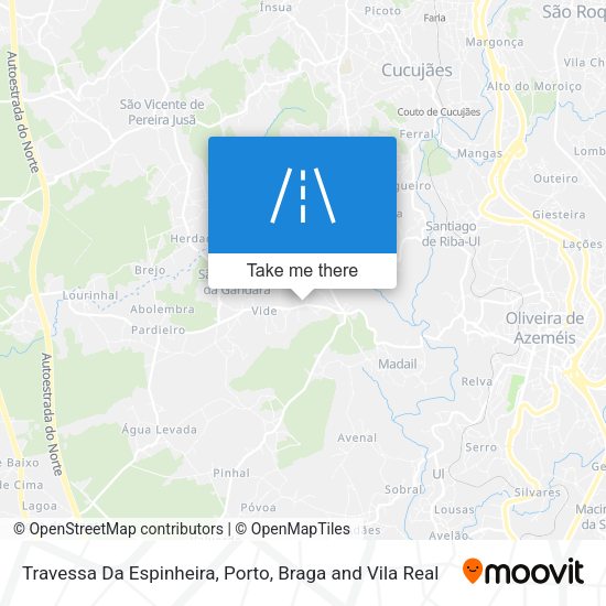 Travessa Da Espinheira mapa