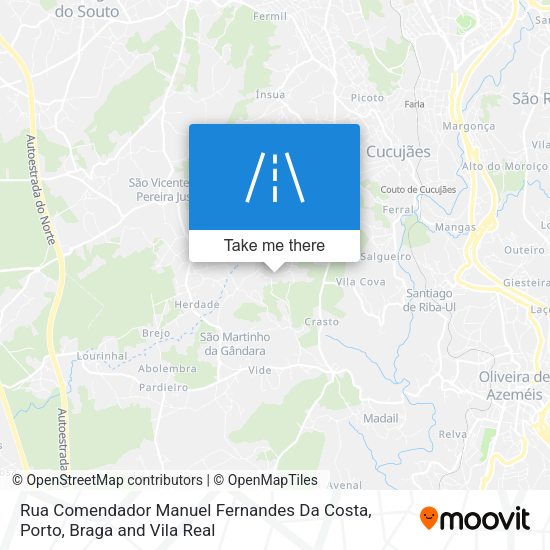 Rua Comendador Manuel Fernandes Da Costa mapa