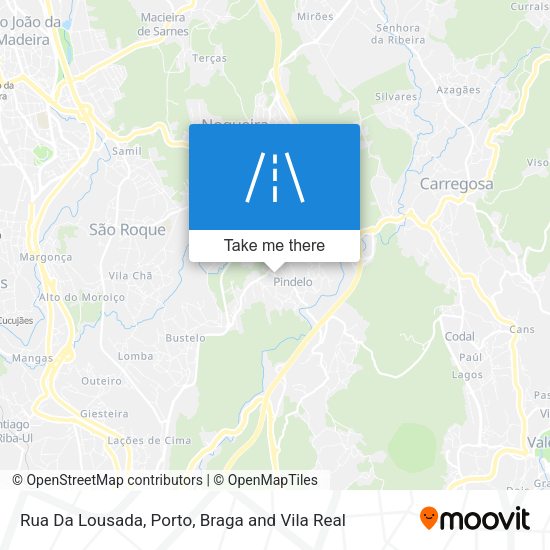 Rua Da Lousada map