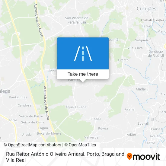 Rua Reitor António Oliveira Amaral map