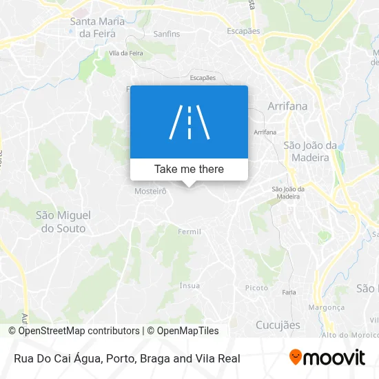 Rua Do Cai Água map