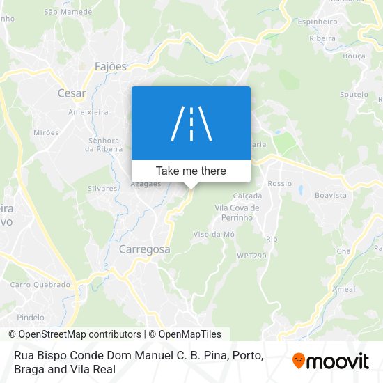 Rua Bispo Conde Dom Manuel C. B. Pina mapa
