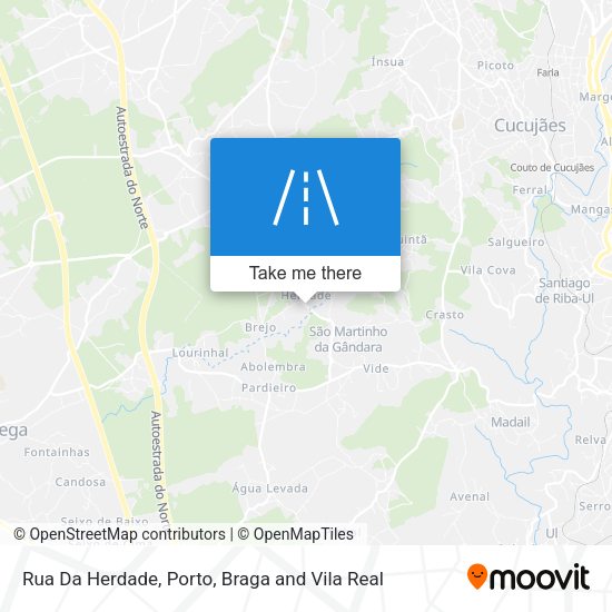 Rua Da Herdade map