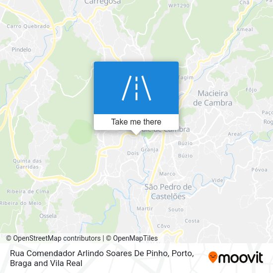 Rua Comendador Arlindo Soares De Pinho mapa