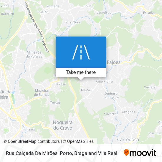 Rua Calçada De Mirões map