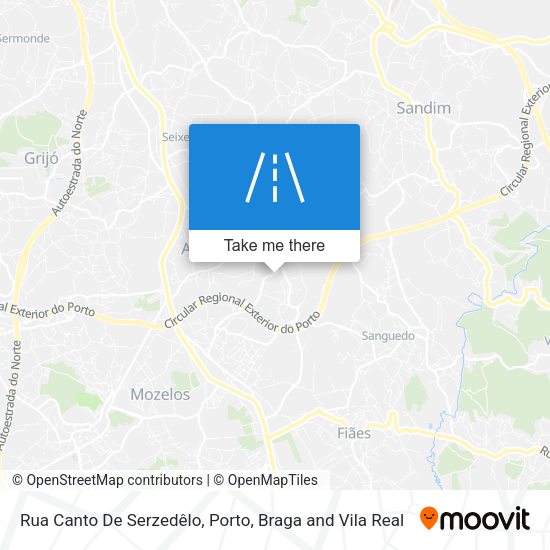 Rua Canto De Serzedêlo map