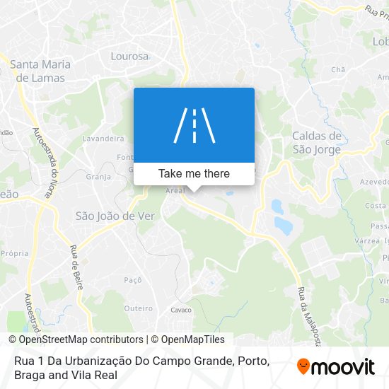 Rua 1 Da Urbanização Do Campo Grande map