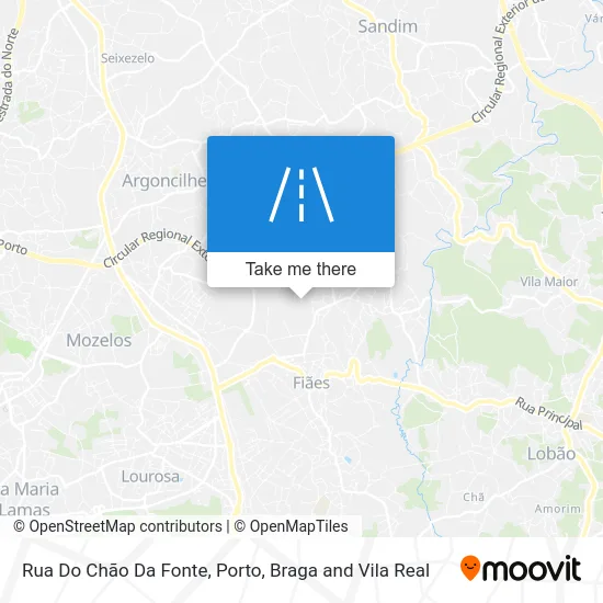 Rua Do Chão Da Fonte map