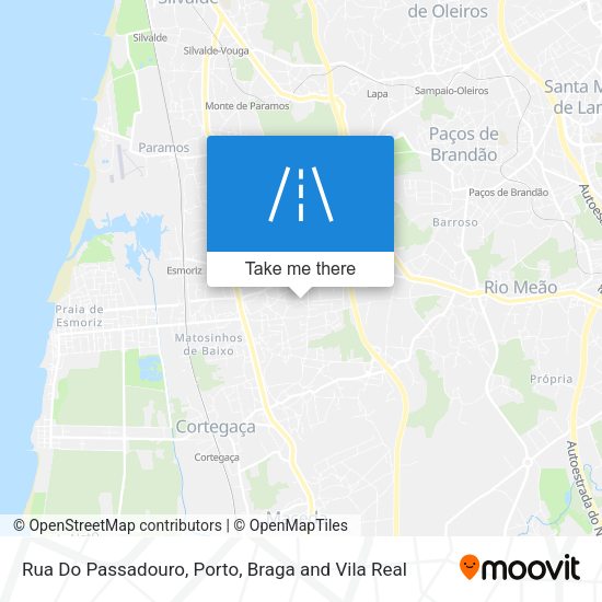 Rua Do Passadouro mapa