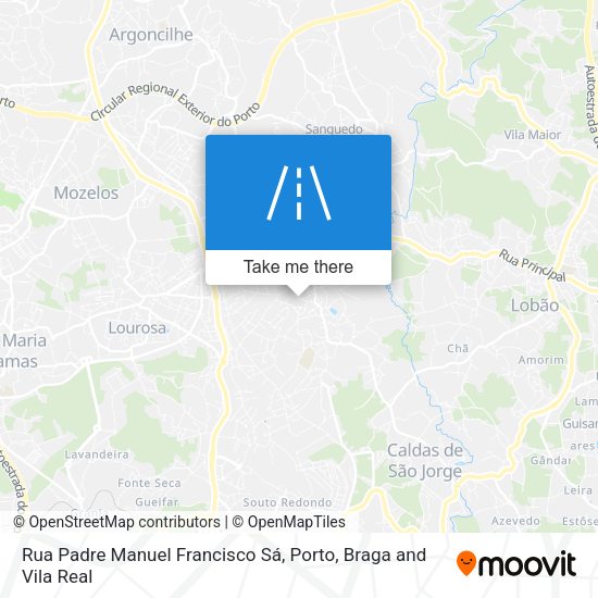 Rua Padre Manuel Francisco Sá map