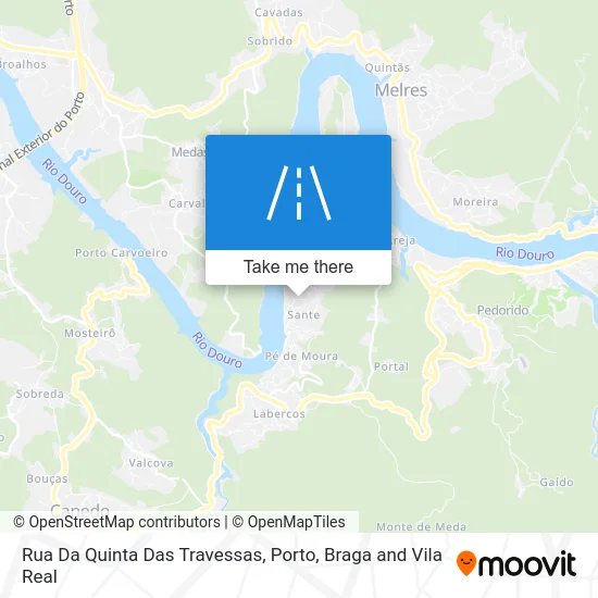 Rua Da Quinta Das Travessas map