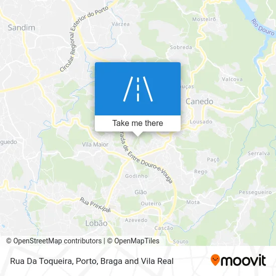 Rua Da Toqueira map
