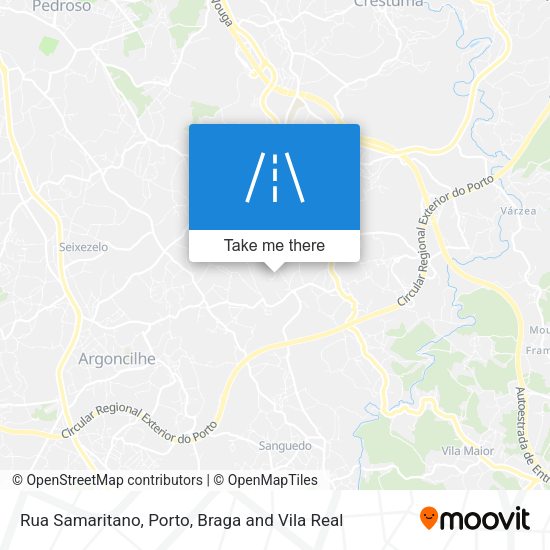 Rua Samaritano mapa