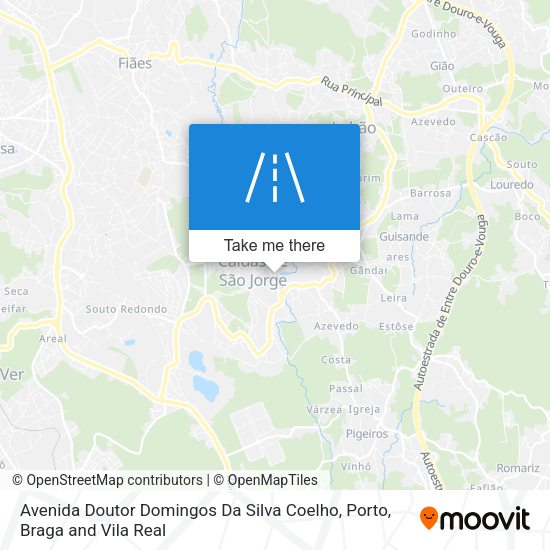 Avenida Doutor Domingos Da Silva Coelho mapa