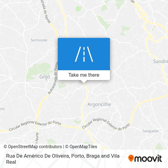 Rua De Américo De Oliveira map