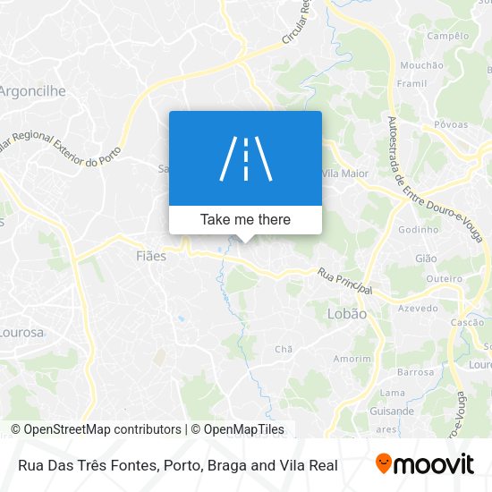 Rua Das Três Fontes map