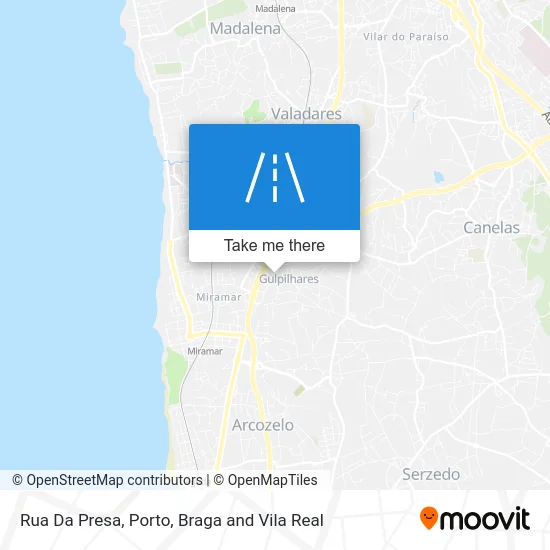 Rua Da Presa map