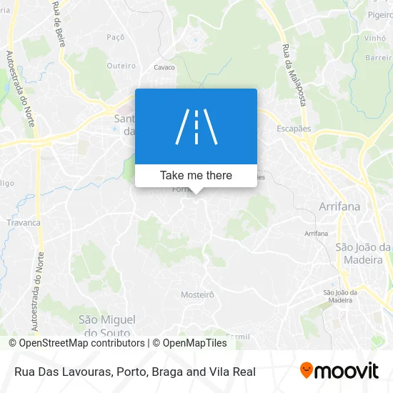 Rua Das Lavouras map