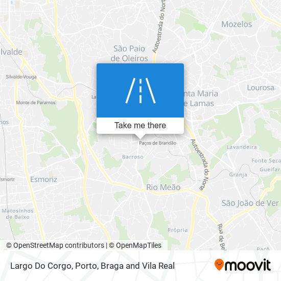 Largo Do Corgo mapa