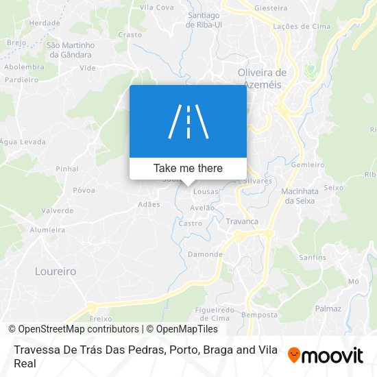 Travessa De Trás Das Pedras mapa