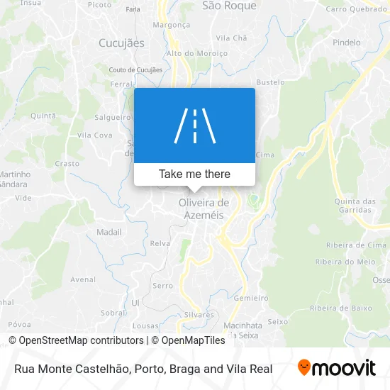 Rua Monte Castelhão map