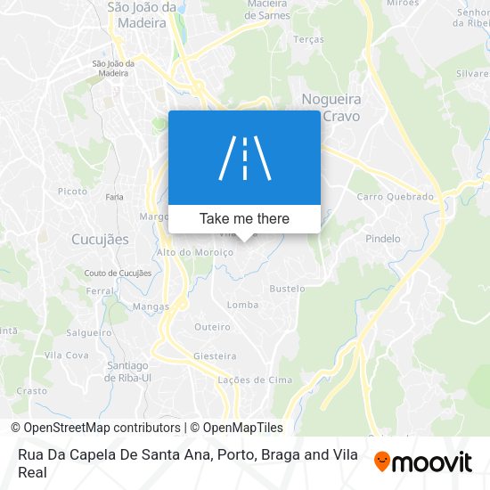 Rua Da Capela De Santa Ana map