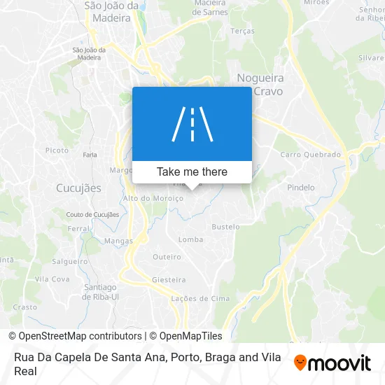 Rua Da Capela De Santa Ana map