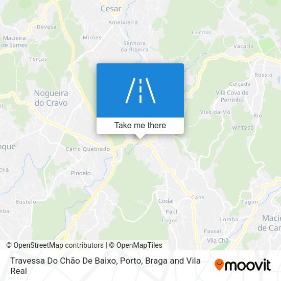 Travessa Do Chão De Baixo mapa