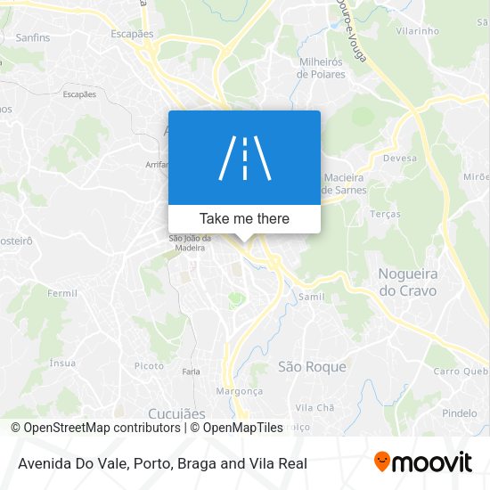 Avenida Do Vale mapa